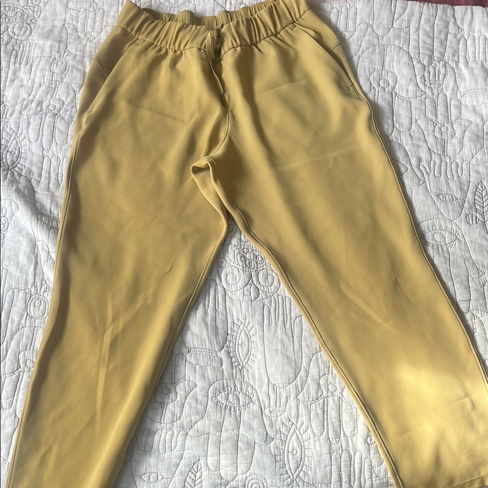 Lululemon Yellow Joggers
